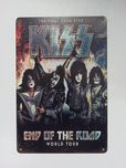 Nowy metalowy szyld kiss rock loft Club oldschool bar