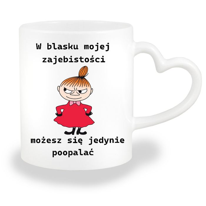 Kubek z nadrukiem Mała Mi,  Śmieszne, BI-SER-MI-013