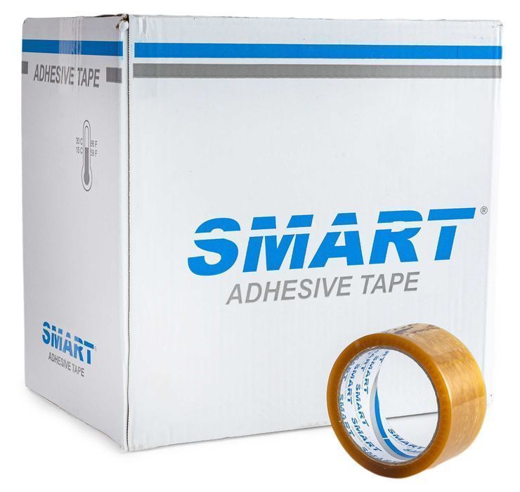 Taśma Pakowa Smart Transparent Kauczuk Naturalny 48/50Y - 36 Szt.