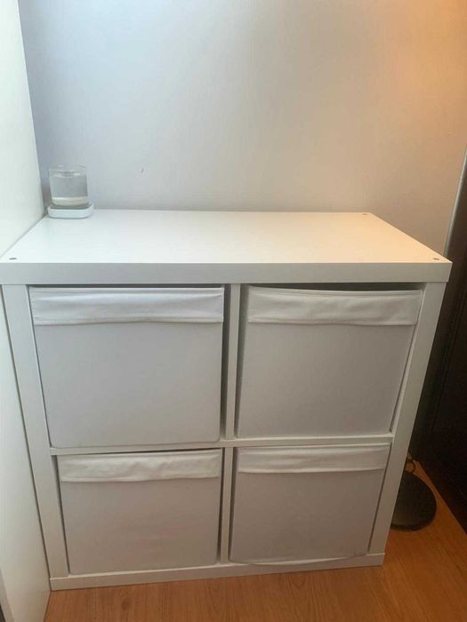 KALLAX - IKEA Estante, branco, 77x77 cm