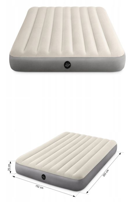 Materac dwuosobowy Intex 64103 . 203 x 152 x 25cm dura-beam turystyczn