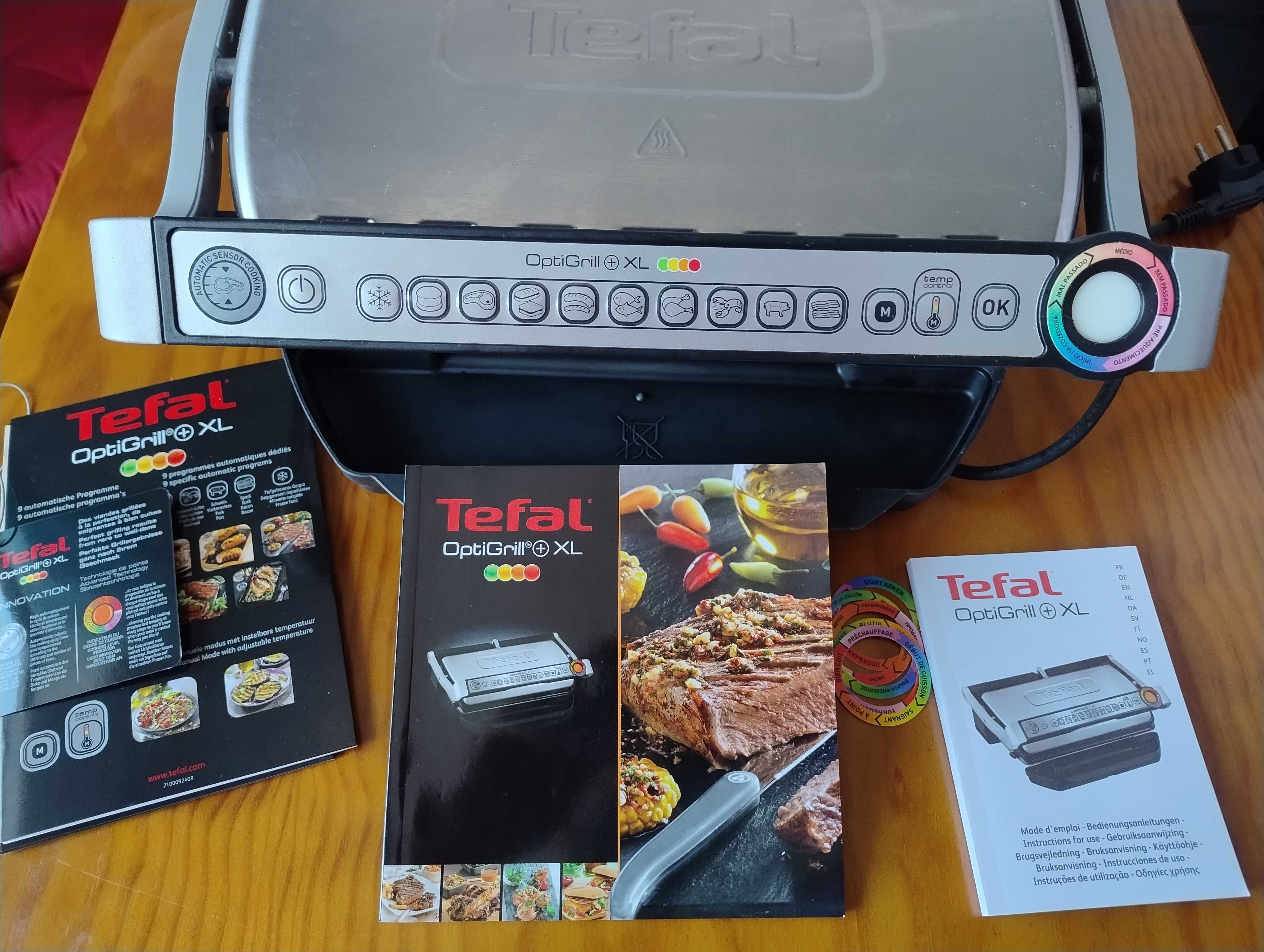 Grelhador de Placas TEFAL Optigrill+ XL GC722D (2000 W)