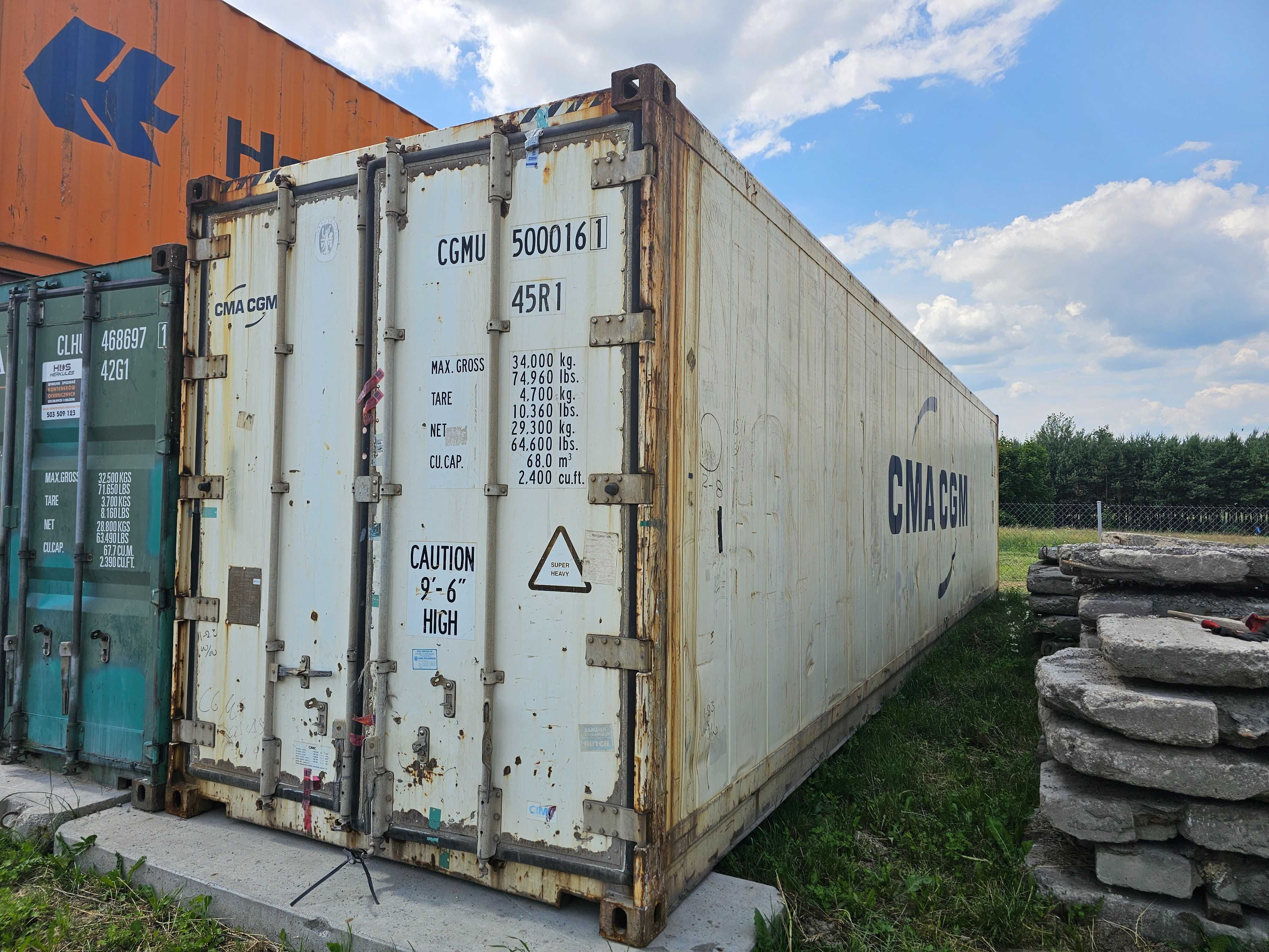 Izoterma 40HCRF kontener chłodniczy, magazyn chłodniczy, suszarnia