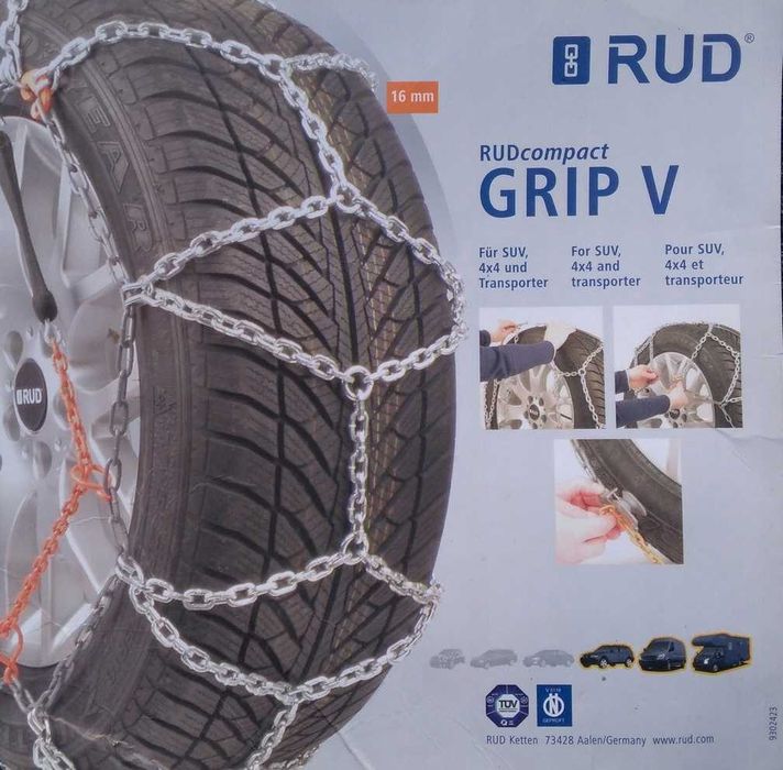 Łańcuchy RUD Compact GRIP V na duże koła (SUV BUS) rozm. 0142