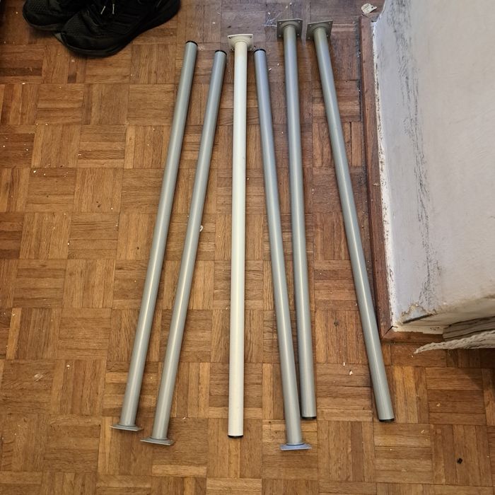 Nogi do stołu metalowe 10 sztuk wys. 90 cm