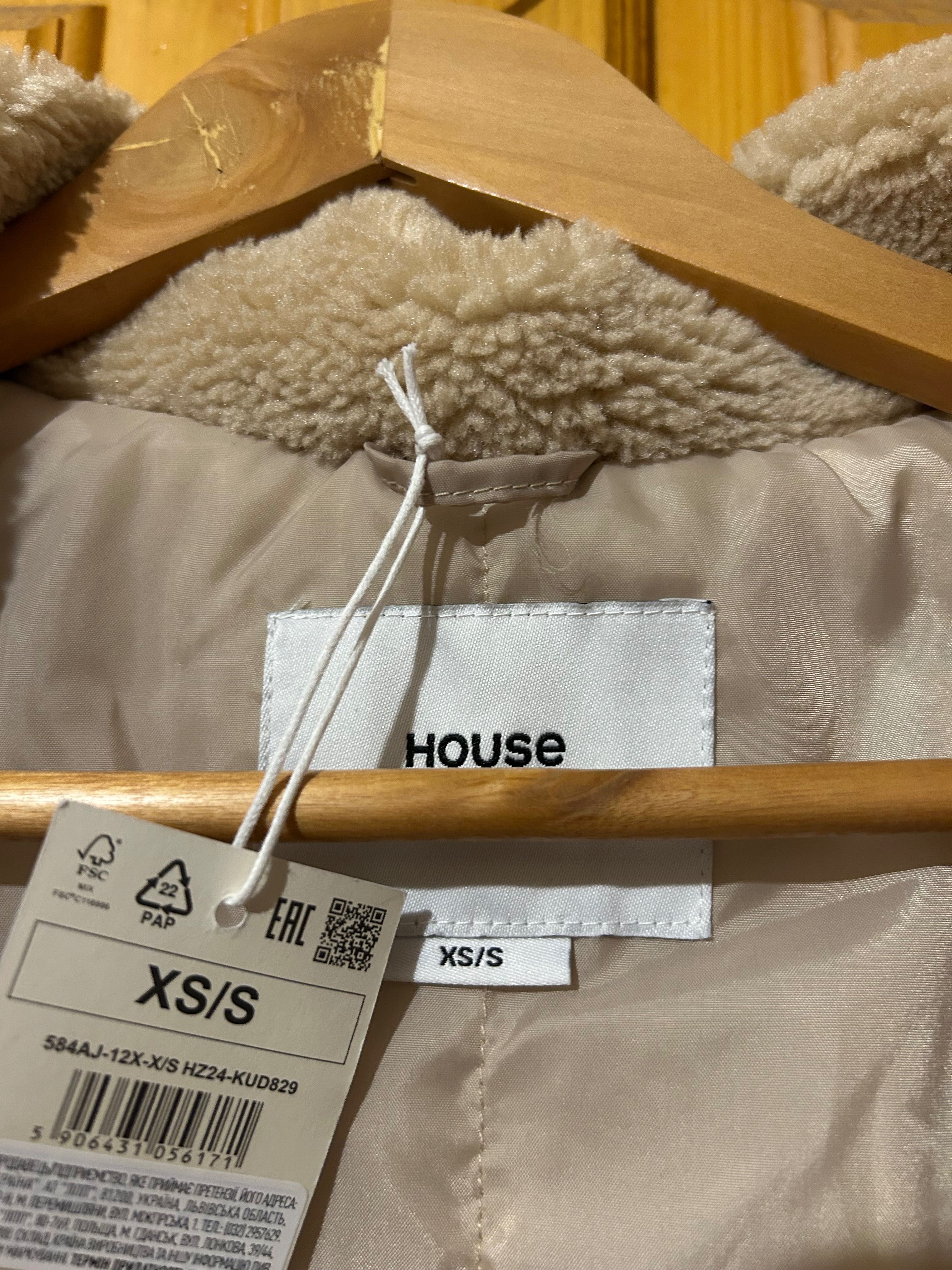 Куртка oversize шуба Тедді шерпа House, нова з біркою, XS S