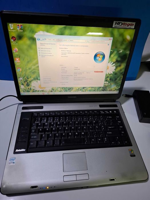 Toshiba A100 Intel core2duo windows 7 3gbram disco 160gb RF185