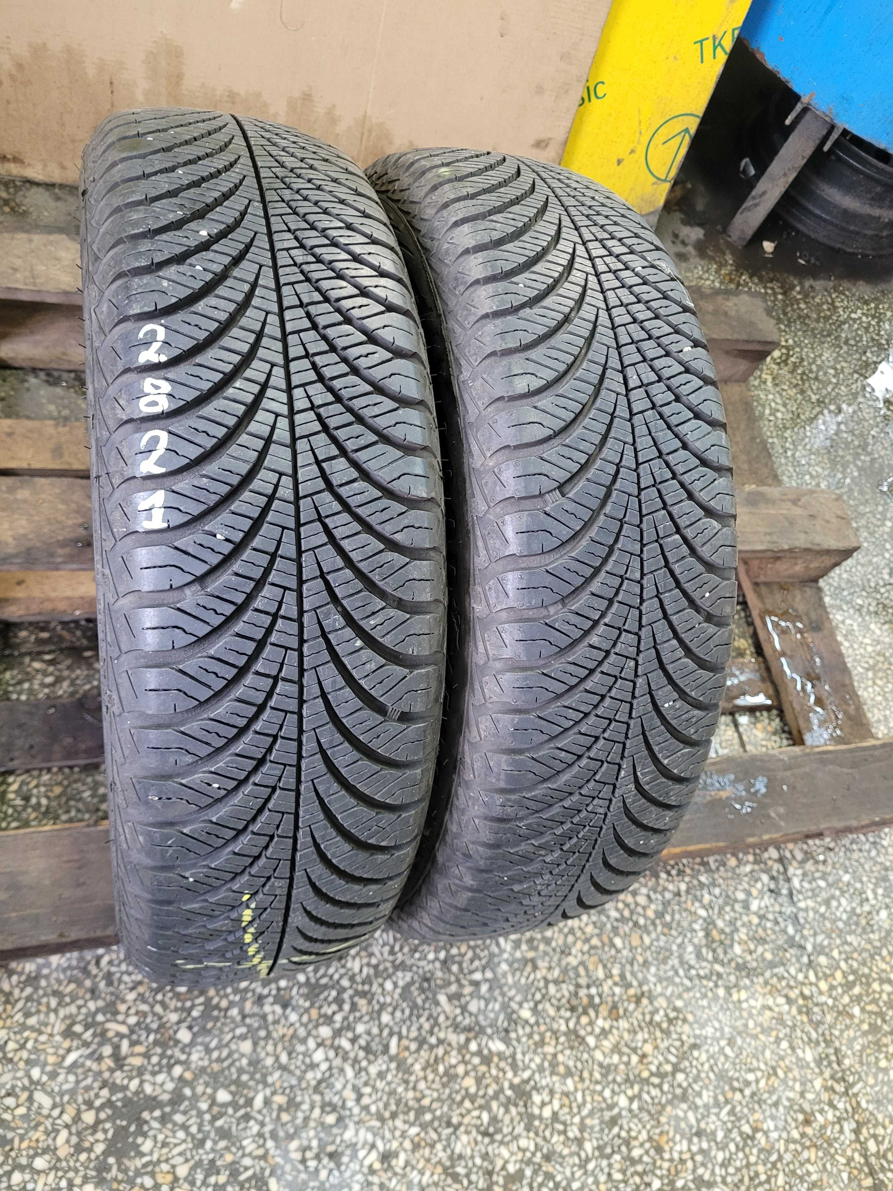 Opony Całoroczne 165/70R14 GoodYear Vector 4Seasons 2szt Montaż 7,2mm