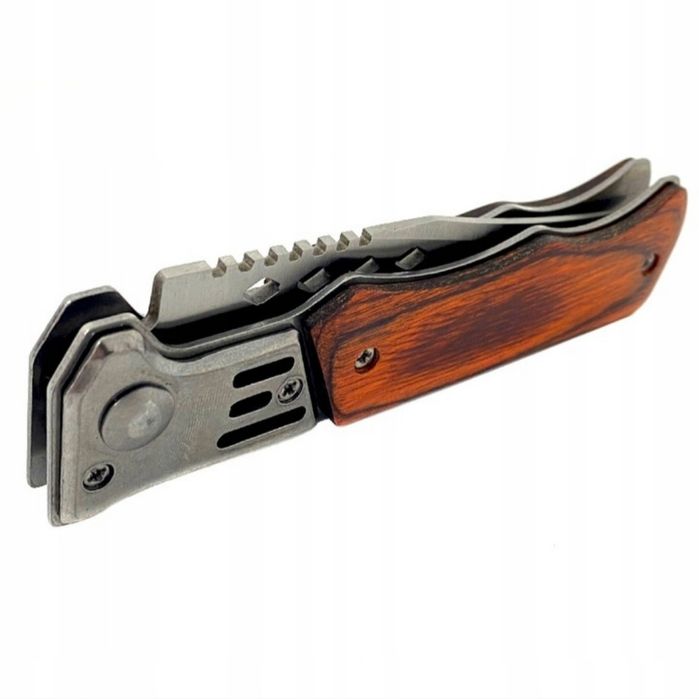 Nóż sprężynowy scyzoryk składany Finka pokrowiec