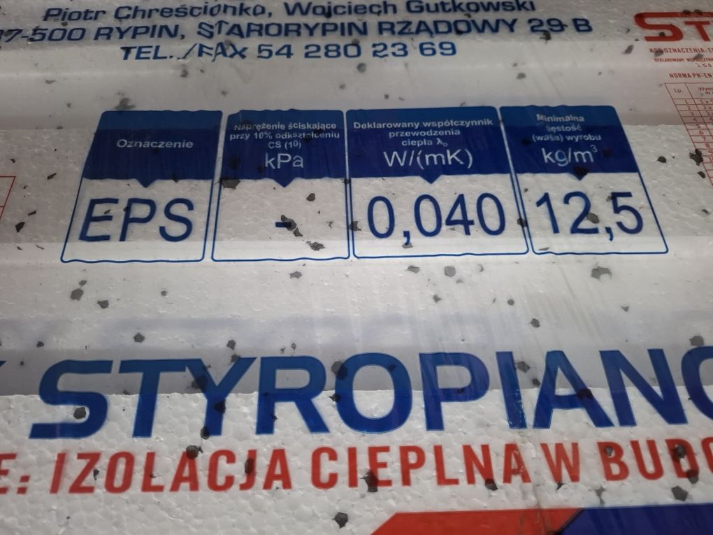 Styropian frezowany EPS 15 cm 4m2
