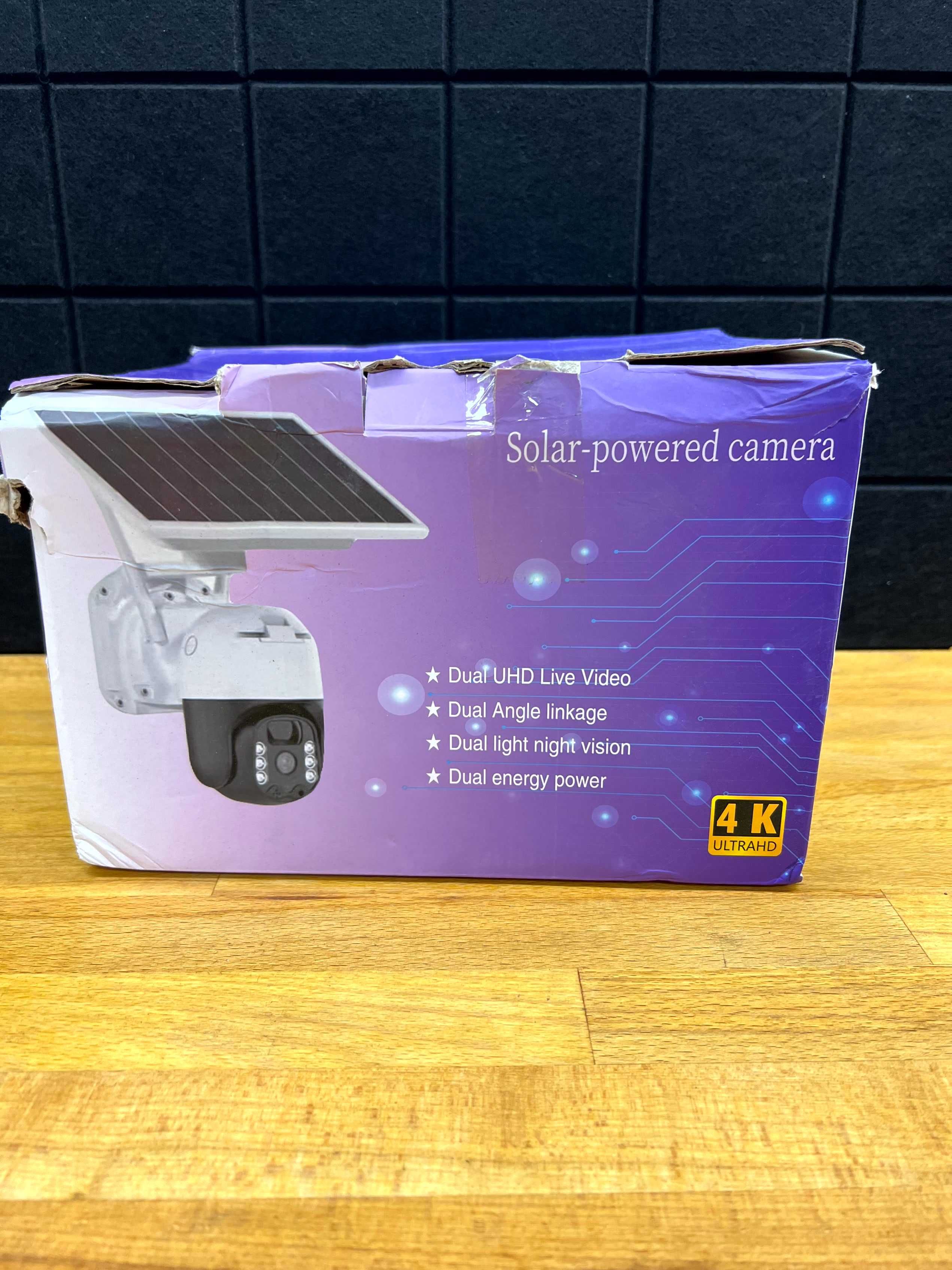 Kamera z panelem solarnym WiFi 4K PTZ FullHD night color vision USBC