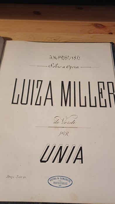 Partituras de Piano Forte e Piano Século 19