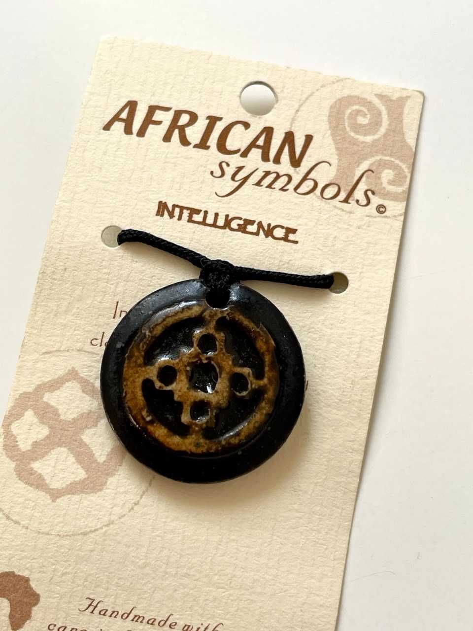 Nowy afrykański etniczny naszyjnik z RPA talizman amulet wisiorek