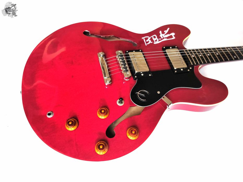'1997 Epiphone ES-335 Dot (First Run) B.B. King hand-signed (case COA)
