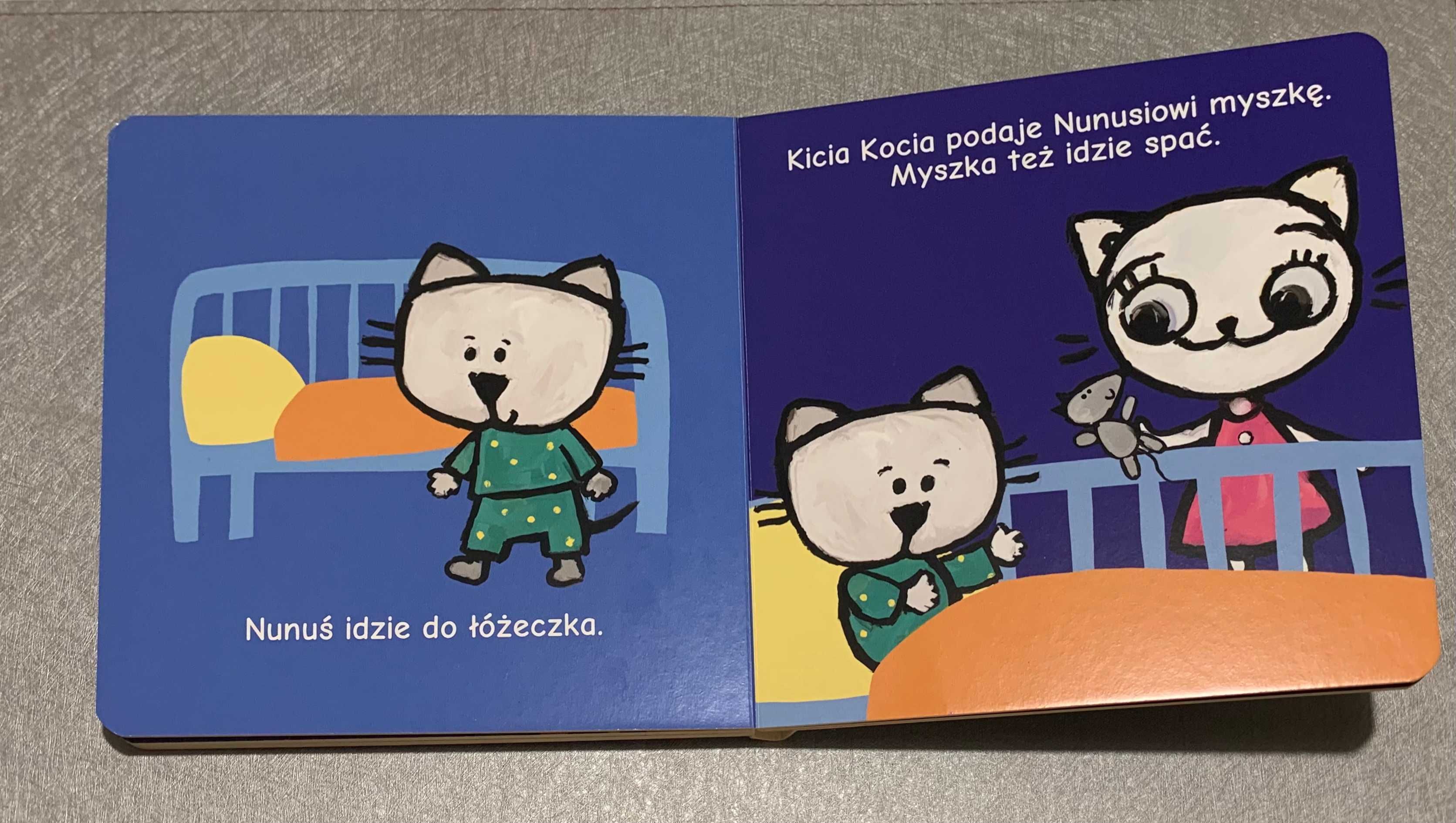 Książeczka dla dziecka pt. "Kicia Kocia i Nunuś"