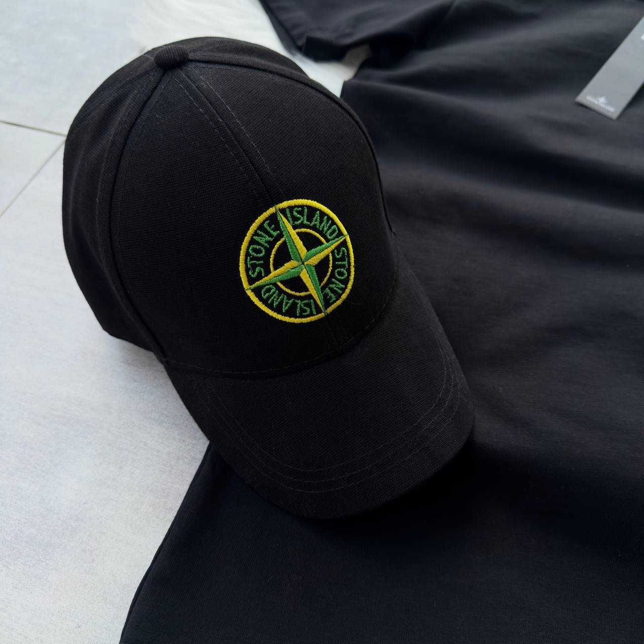 Костюм Stone Island футболка шорти Стон Айленд комплект літній XS-3XL