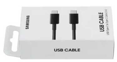 Oryginalny Kabel USB Samsung USB typ C - USB typ C 5A czarny