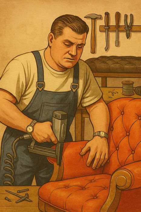 Renowacja mebli, tapicer, uslugi tapicerskie