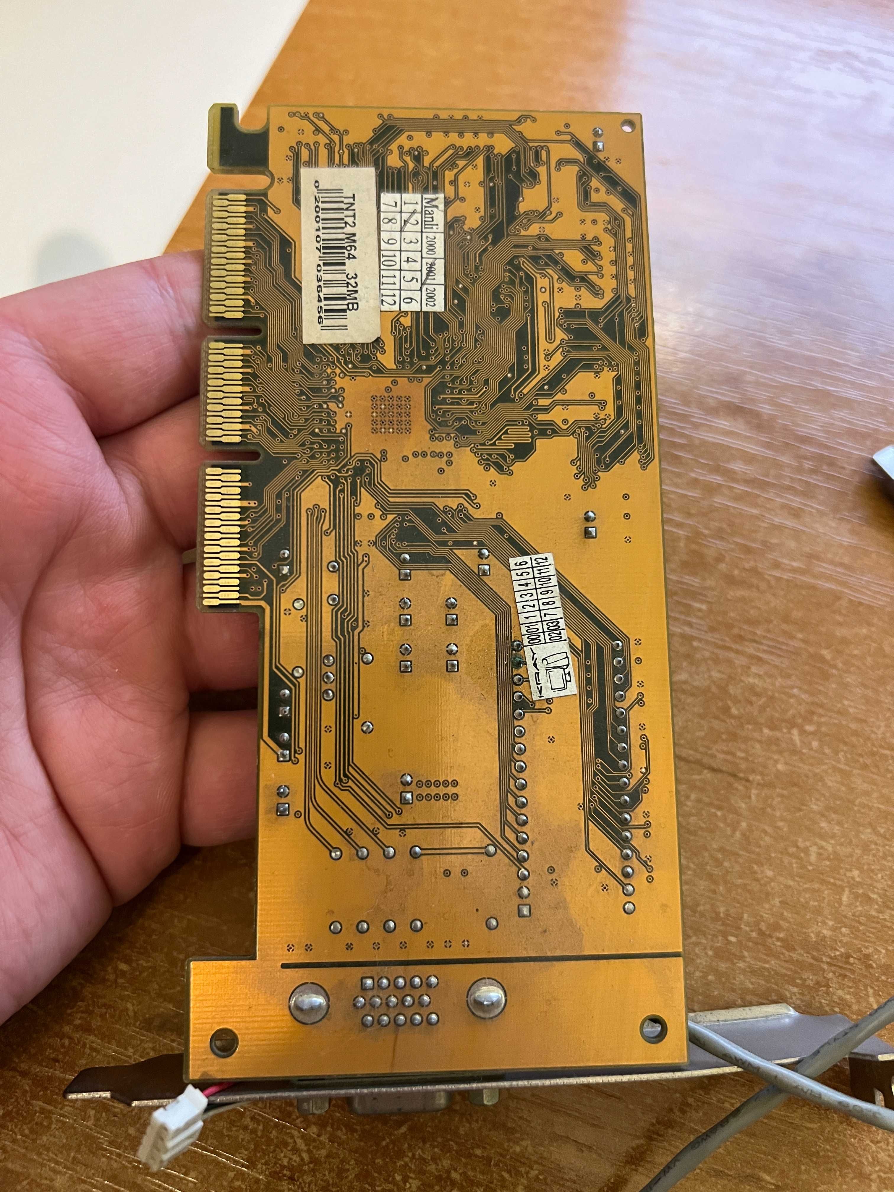 Видеокарта NVIDIA Riva TNT 2 M64 vga для фильмов, ком программ