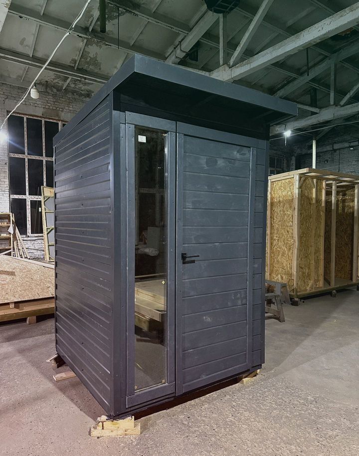 Хозблок 1,50*1,50 в стиле лофт,полки. Доставка,монтаж.