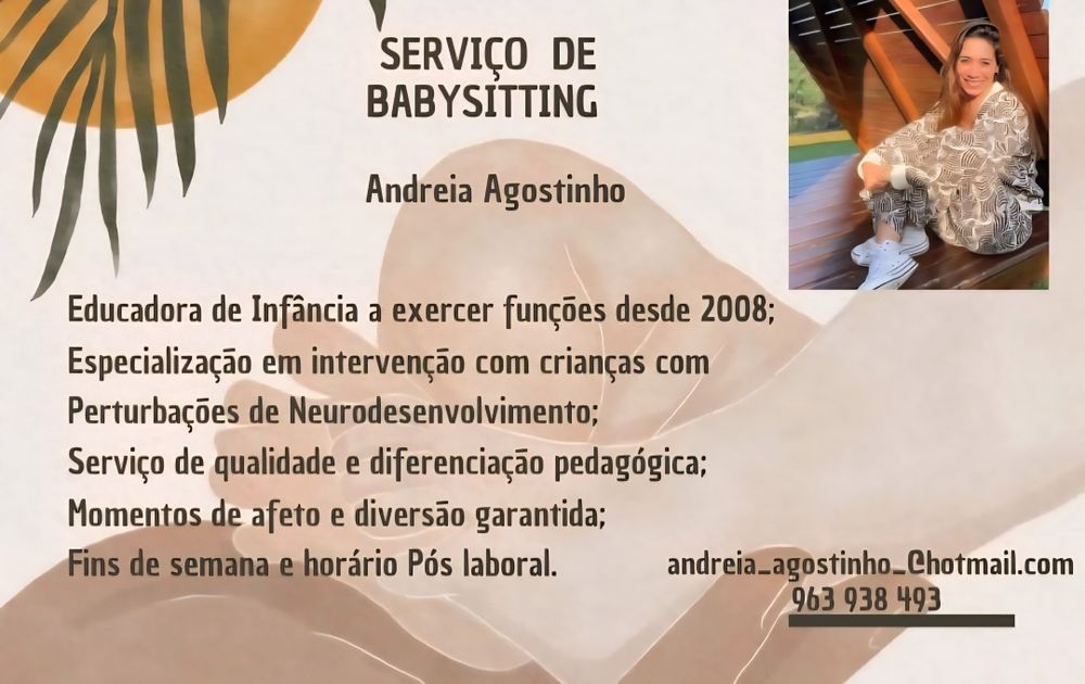 Serviço de babysitting (Lisboa e Amadora)