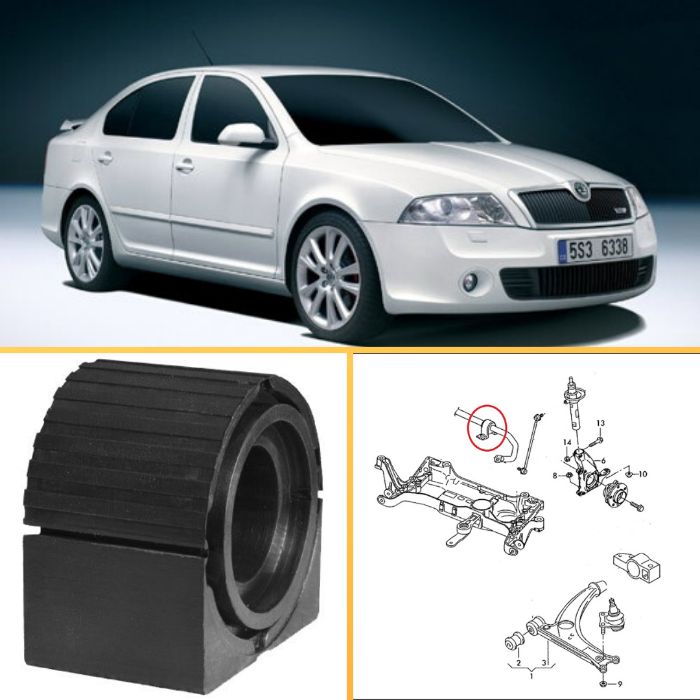 Стойки  стабилизатора Scoda Octavia A5 Шкода SUPER B ГАРАНТИЯ