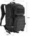 Plecak wojskowy PROCASE taktyczny czarny 40L