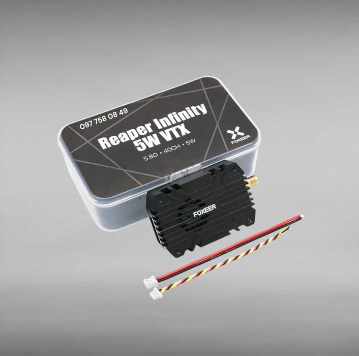 Відеопередавач Foxeer Reaper Infinity V2 5W 80CH vtx передавач  Foxeer