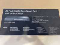 Switch 28 portas Gigabit PoE TP link