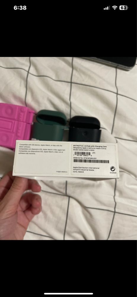 Airpods apple originais + Capas