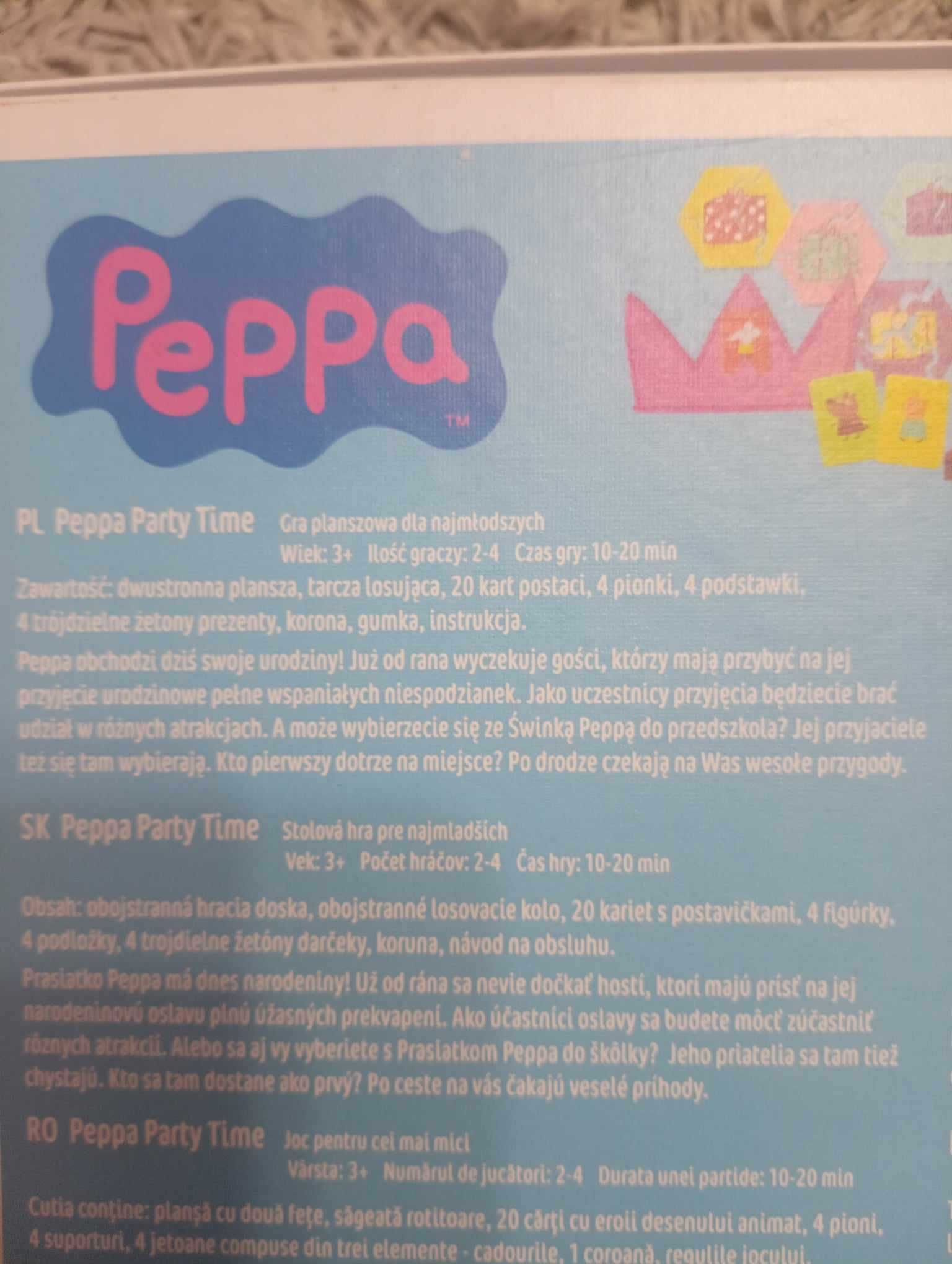 Gra planszowa Trefl Świnka Peppa Party Time