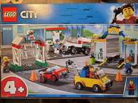 Lego City 60232 centrum motoryzacyjne:warsztat, myjnia, stacja