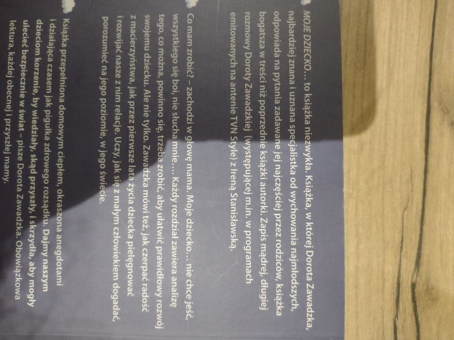 Książka D. Zawadzka "Moje dziecko" Nieużywana