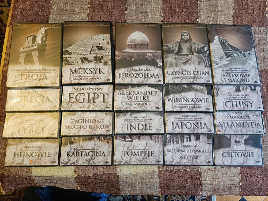 Historia Starożytnych Cywilizacji - Zestaw 20 płyt DVD