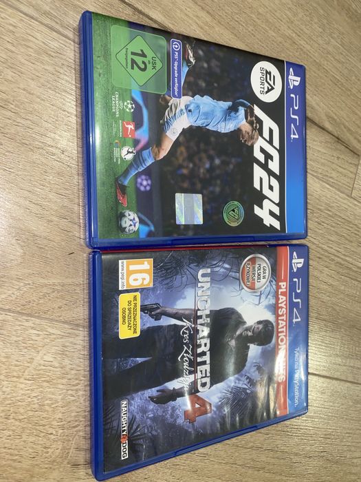 Ps4: FIFA 24 +UNCHARTED 4-диски як нові ціна