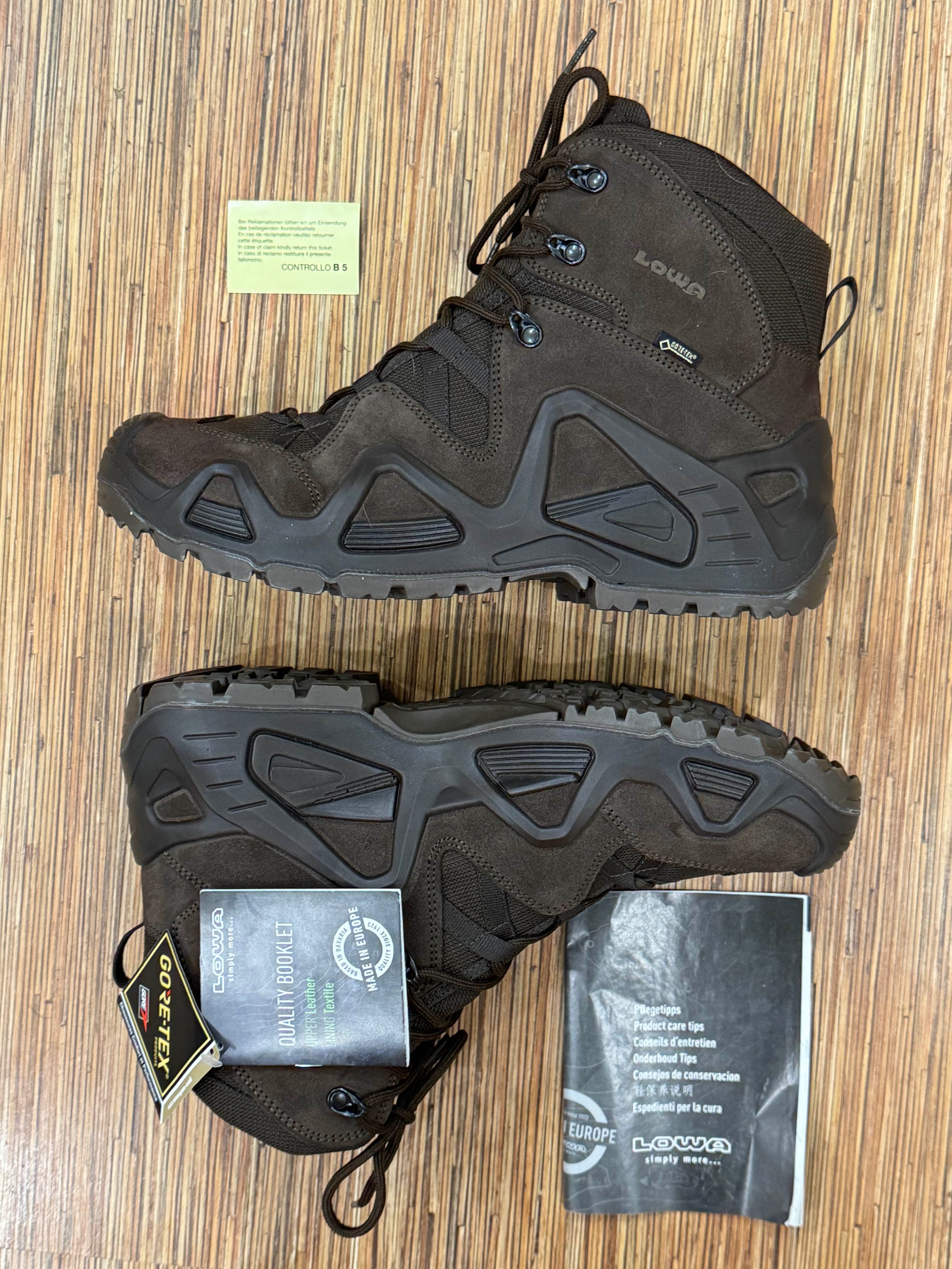 Новые ботинки LOWA ZEPHYR GTX MID TF, Dark Brown, 45 р-р,  29,5 см.