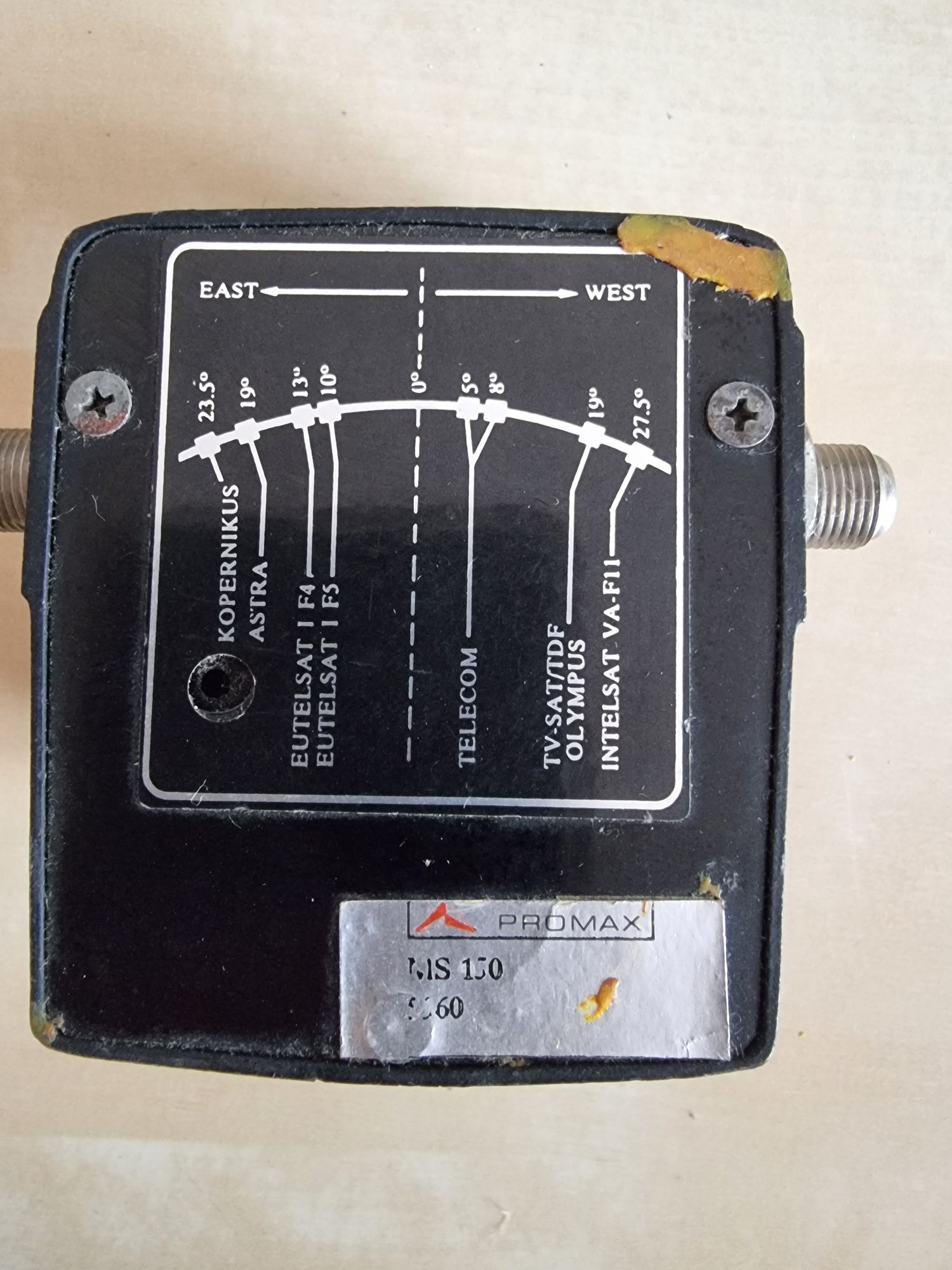 Medidor de sinal de satélite promax ms 150