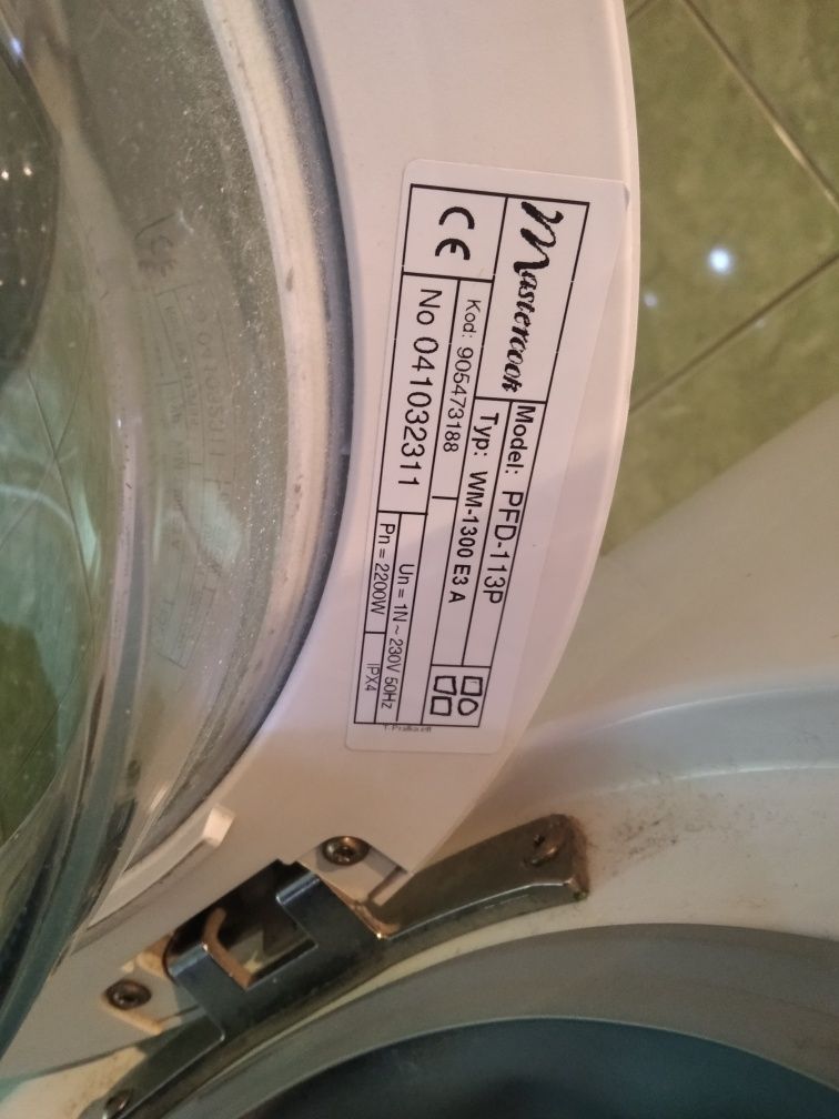 Pralka Mastercook PFD 113 P na czesci
