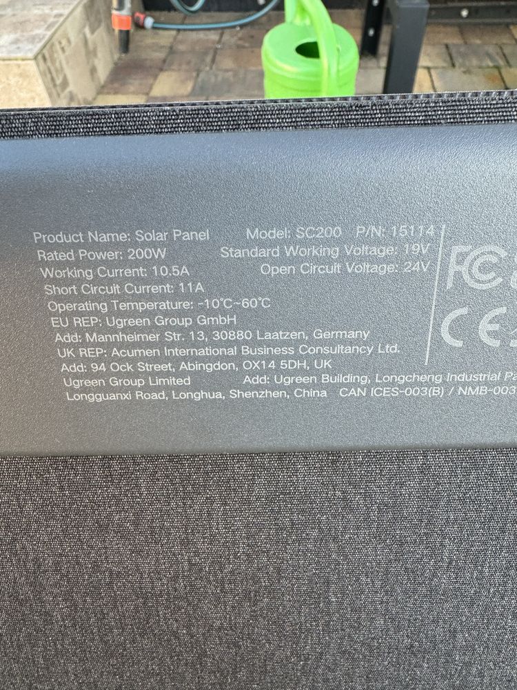 UGREEN SC200 Panel słoneczny 200W