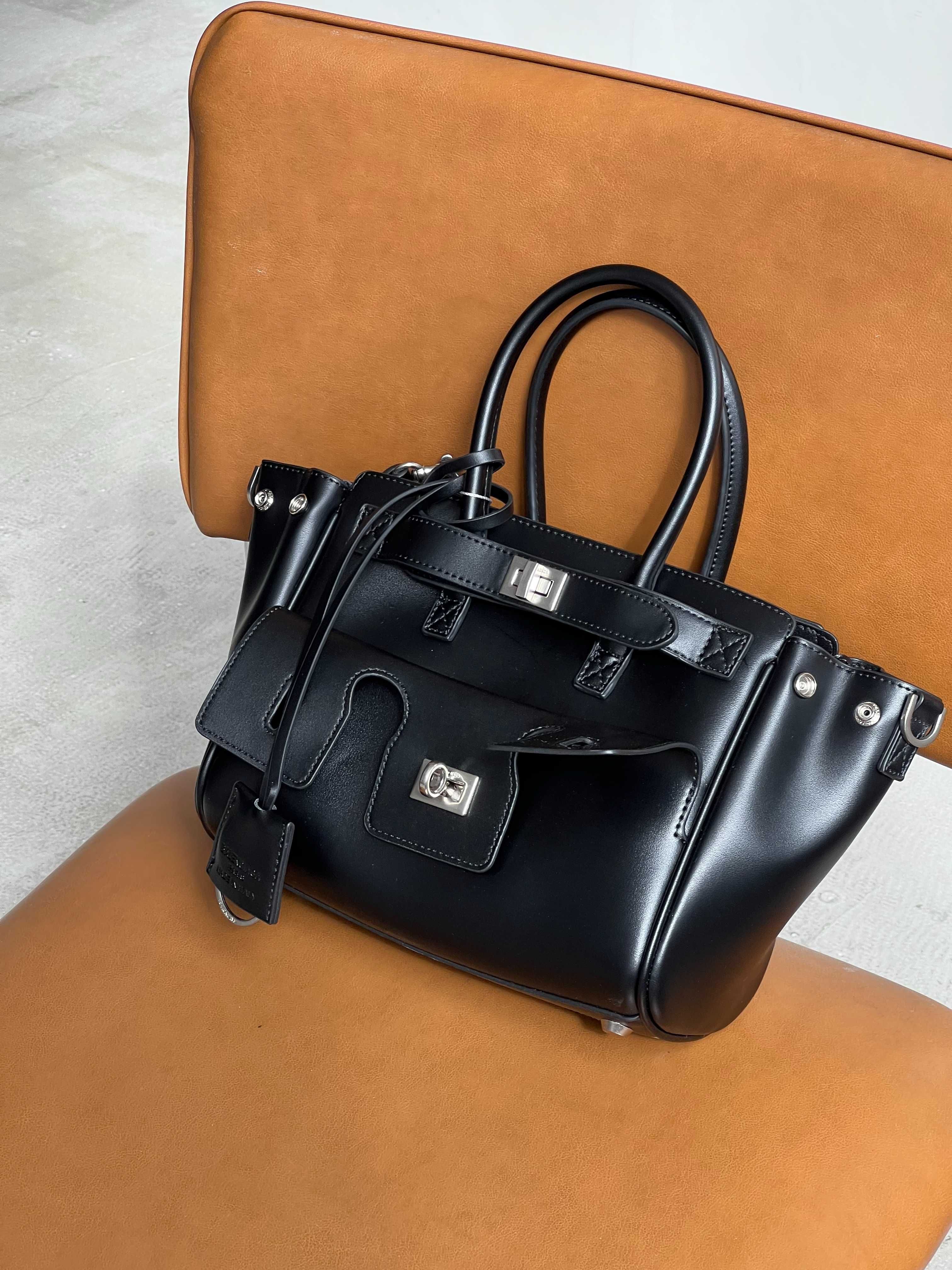 Женская сумка Balenciaga Bel Air черный - Premium