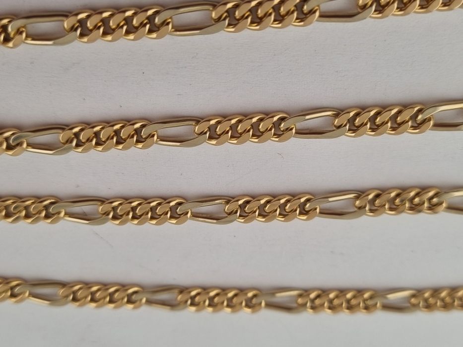 Золотая цепочка "фигаро"