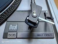 Gramofon DUAL 505-1/Ortofon OM 5/Dual Adapter TKS/Vivanco PA111 Preamp