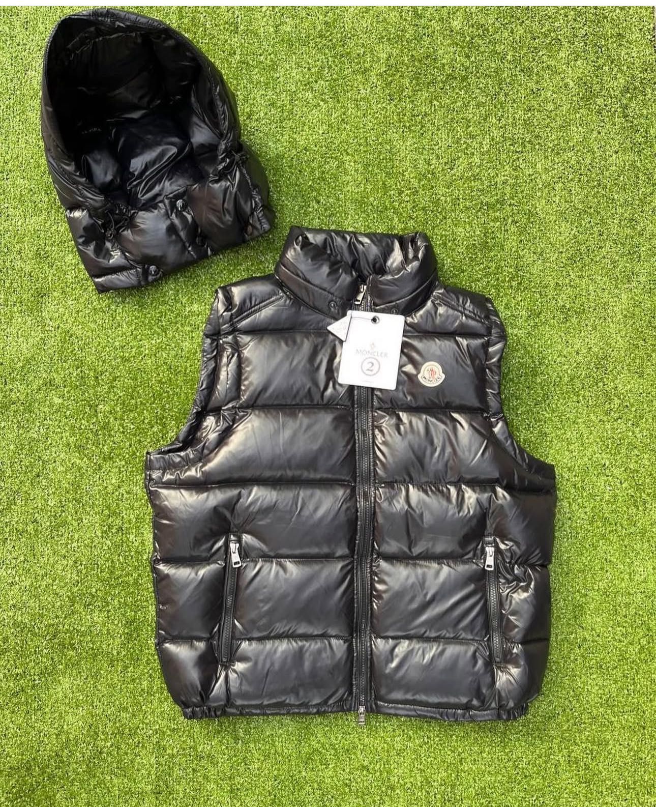 Чоловіча жилетка Moncler Black монклер