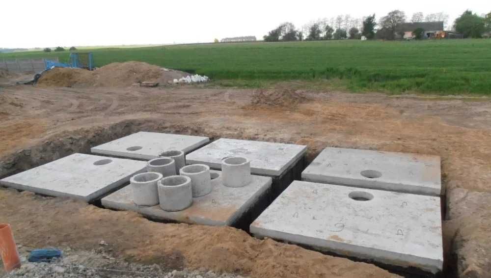 Szambo betonowe Betonowy Zbiornik na Wodę Deszczówkę MONTAŻ