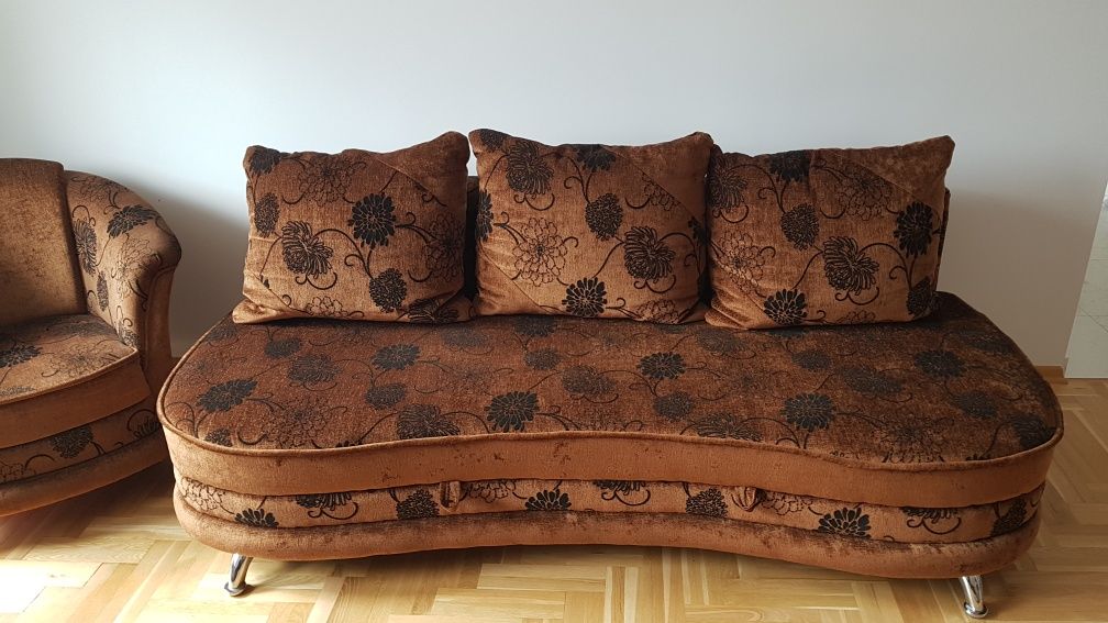 Komplet wypoczynkowy / Kanapa rozkładana + 2 fotele  , sofa , wersalka