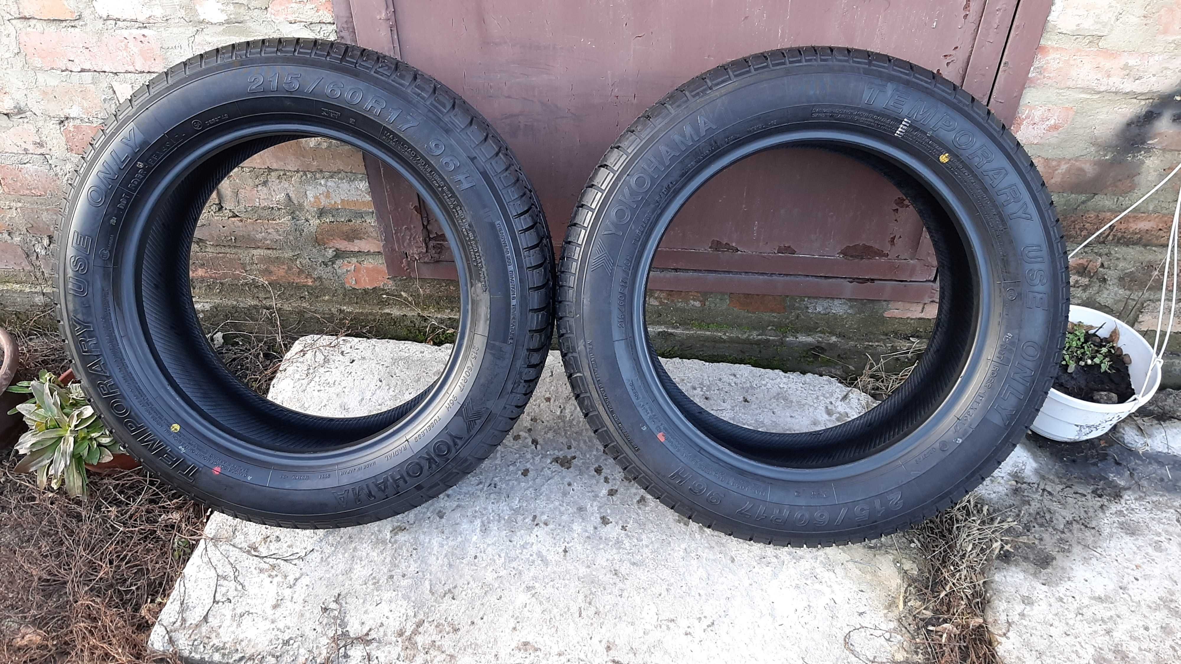 Резина літня Yokohama 215/60 R17 нова 2шт пара