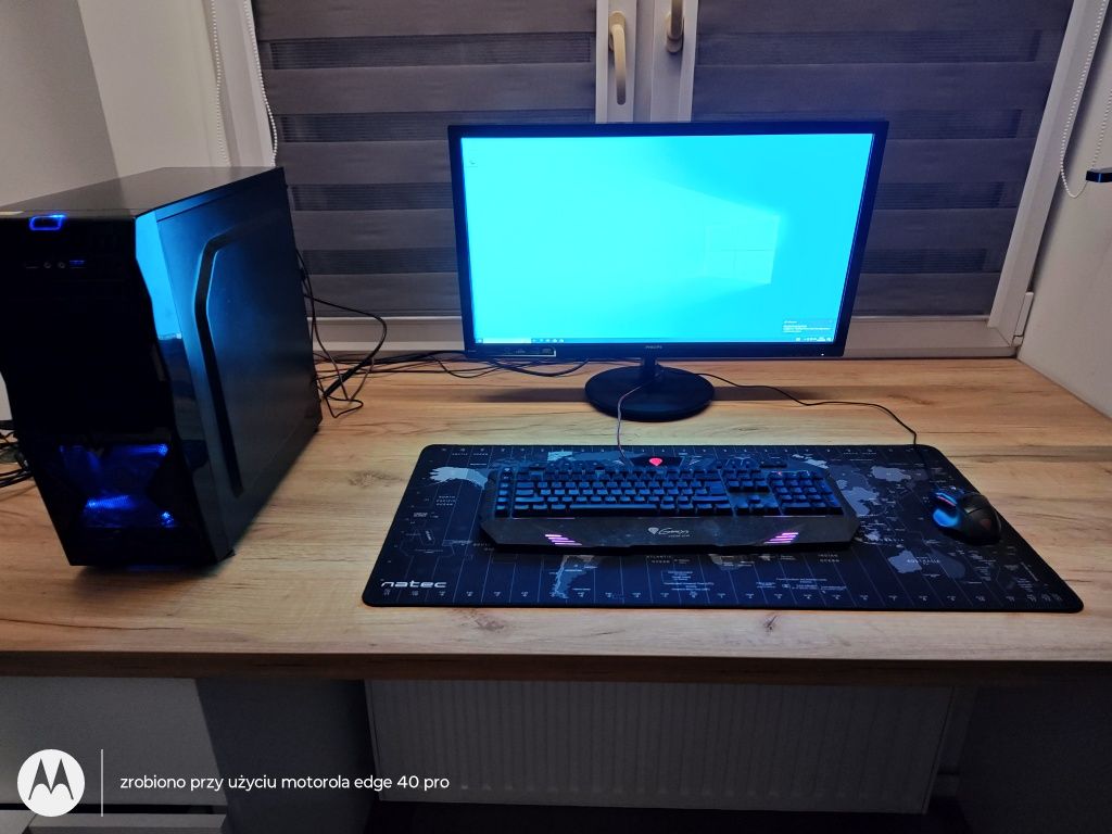 Komputer stacjonarny + monitor Philips 27 cali Zestaw Komputerowy