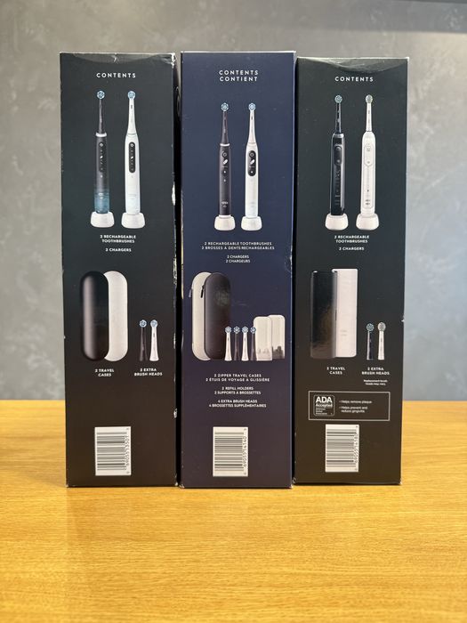 Комплект зубних щіток Oral-B iO 5, Oral-B iO 6, Oral-B Genius X