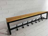 Wieszak ubrania LOFT industrial przedpokój 100 cm