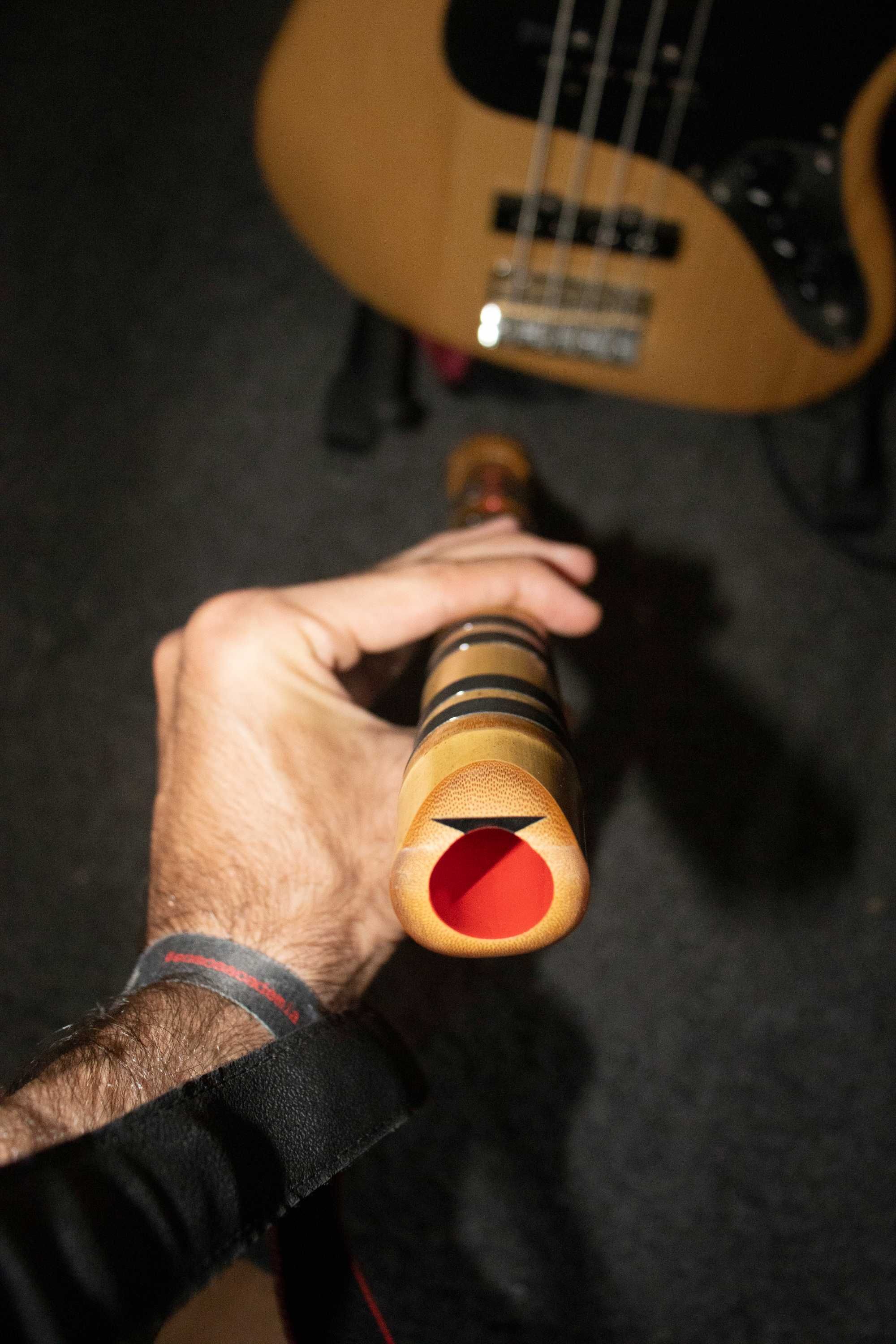 Flauta Japonesa Shakuhachi 1.8, com certificado